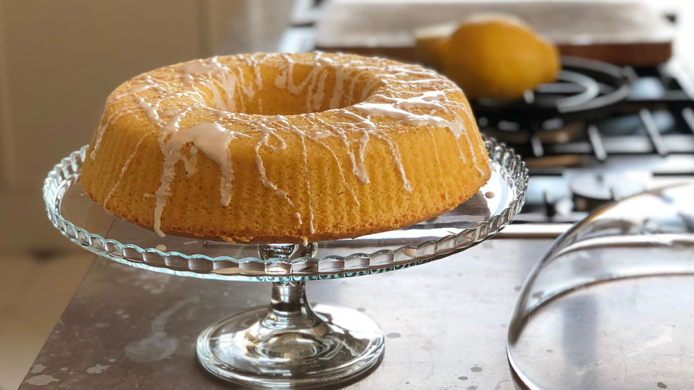 chiffon cake al limone